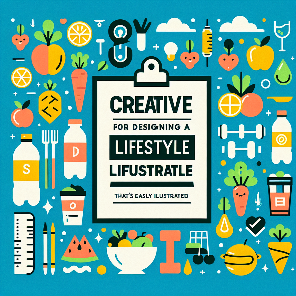 Tips Kreatif Mendesain Poster Gaya Hidup Sehat yang Mudah Digambar